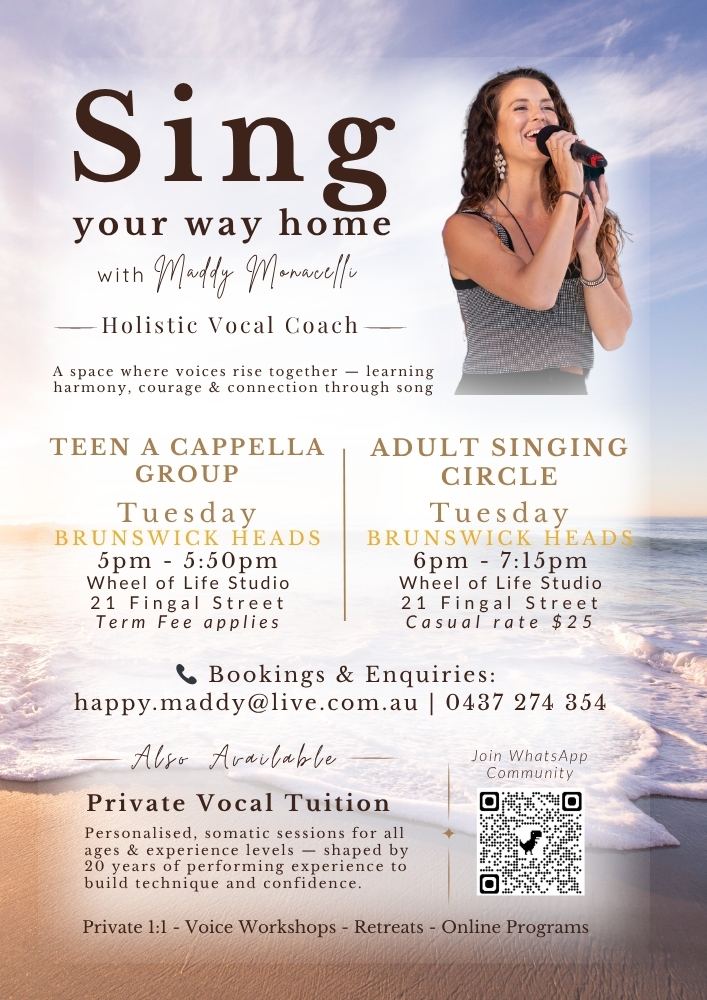weekly singing circles choir somatic singing techniques inprove harmony singing join like minded community